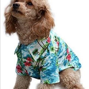 NWT- Expawlorer - Dog Hawaiian Shirt- Size Large